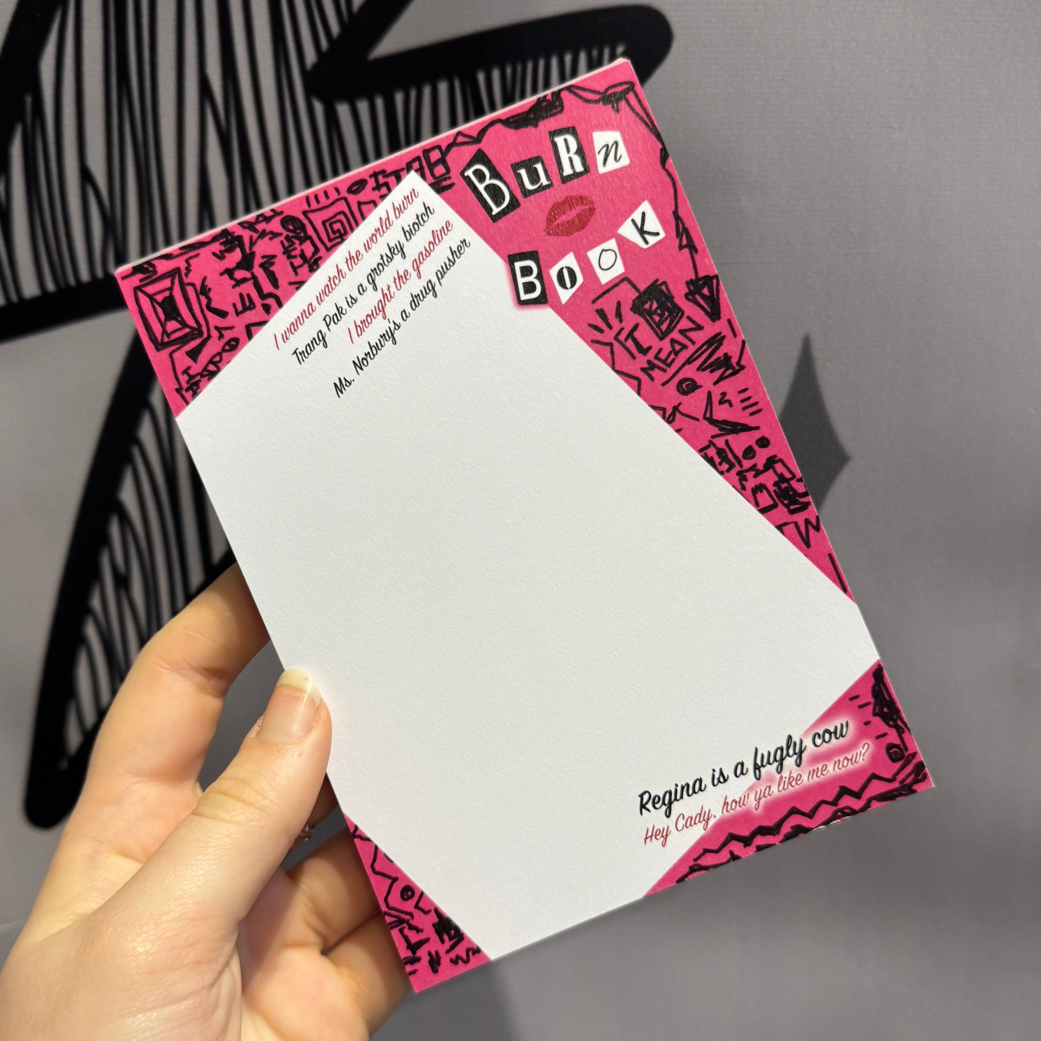 Burn Book Notepad – Skaro Crafts