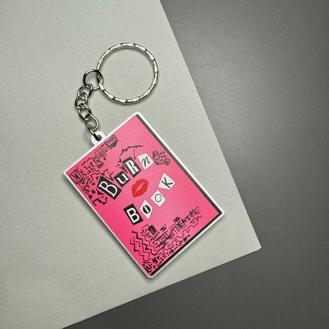 Burn Book keyring