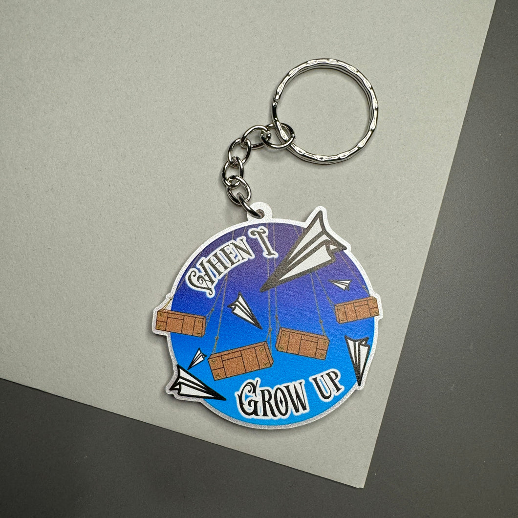 When I Grow Up keyring
