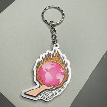 Load image into Gallery viewer, World Burn keyring
