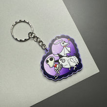 Load image into Gallery viewer, Spooky Dogs keyring
