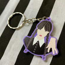Load image into Gallery viewer, Wednesday keyring
