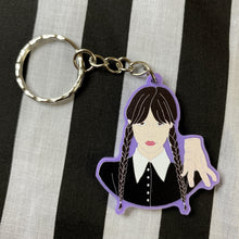 Load image into Gallery viewer, Wednesday keyring
