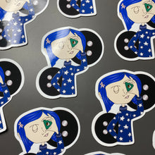 Load image into Gallery viewer, Twitchy Witchy Girl Glossy Sticker
