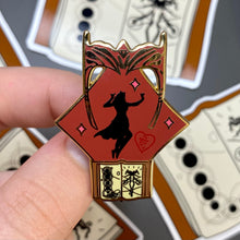 Load image into Gallery viewer, Red Witch Villain Hard Enamel Pin
