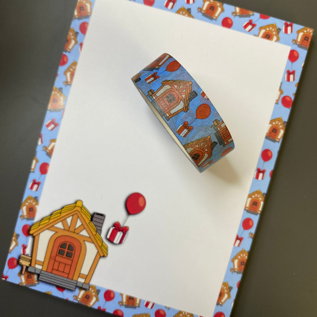 House and Balloon Notepad