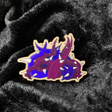 Load image into Gallery viewer, Dreamlight Night Thorns Wooden Pin
