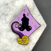 Load image into Gallery viewer, Sea Witch Villain Hard Enamel Fantasy Pin
