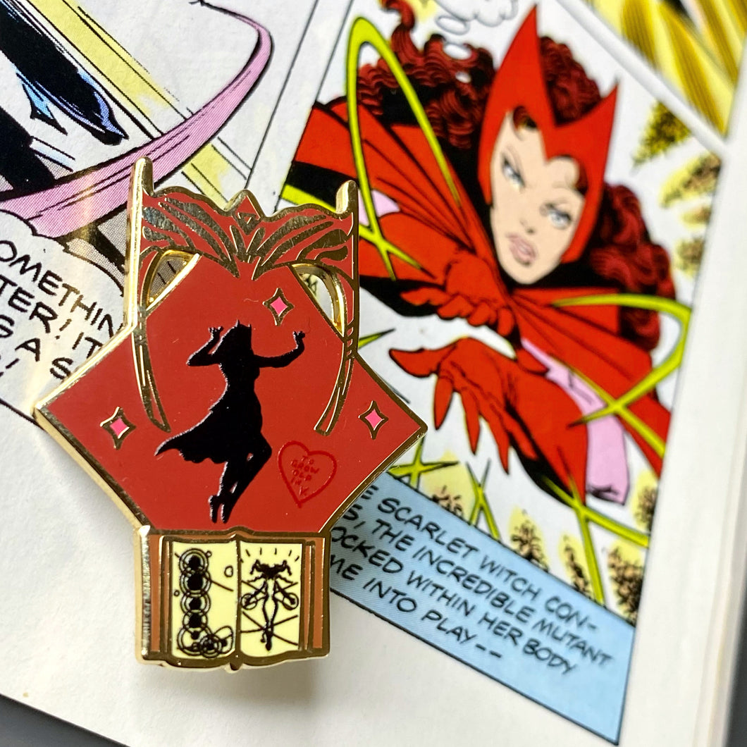Red Witch Villain Hard Enamel Pin
