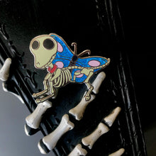 Load image into Gallery viewer, Butterfly Dog Hard Enamel Fantasy Pin
