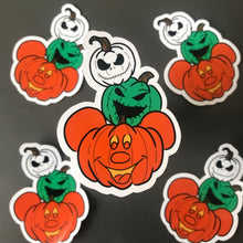 Load image into Gallery viewer, Boogie Bash Pumpkin Stack Glossy Sticker
