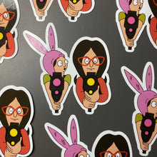 Load image into Gallery viewer, Laser Linda and Louise Glossy Sticker
